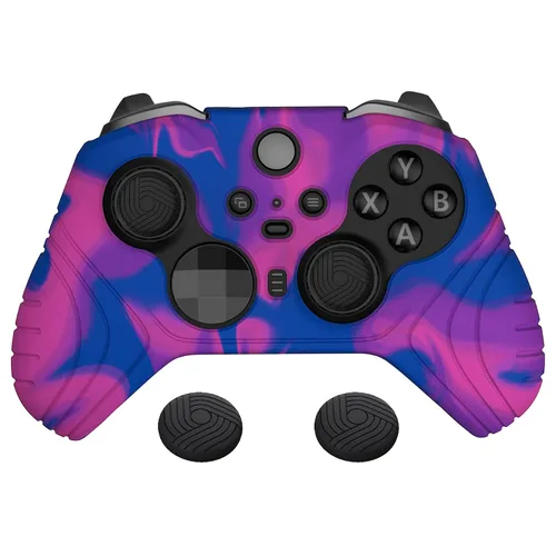 Vista 20 de PlayVital Samurai Edition Anti Slip Silicone Case Cover for Xbox Elite Wireless Controller Series 2 Core, Ergonomic Soft Rubber Skin Protector for