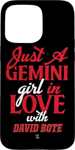 Vista 28 de iPhone 16 David Bote Gemini Girl Gameday Case