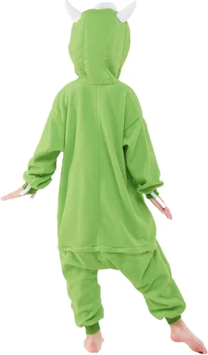 Vista 5 de GONAAP Unisex Kids Onesie Plush One Piece Pajamas Cosplay Animal Onesie Girls Family Costume