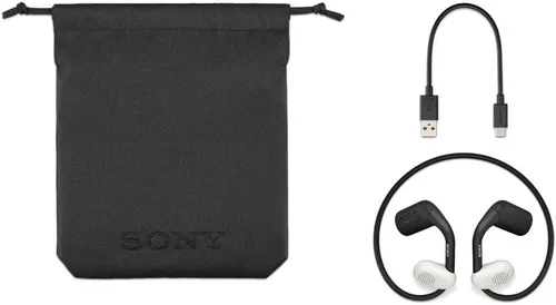 Vista 7 de Sony Float Run - Auriculares deportivos inalámbricos Bluetooth para correr y hacer ejercicio con micrófono y resistencia al agua IPX4, WIOE610/B