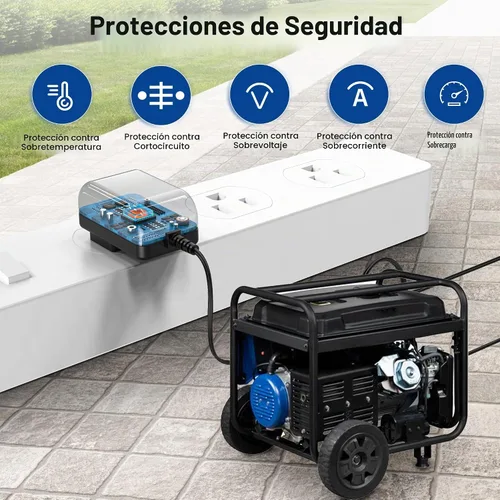Vista 6 de Adaptador AC/DC para Westinghouse WGen9500 WGen9500DF WGen12000 DF