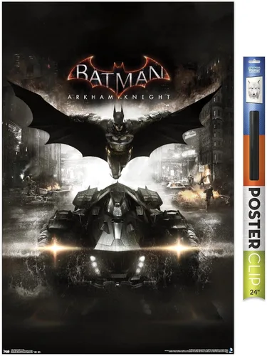 Vista 17 de Trends International DC Comics VIdeo Game - Arkham Knight - Póster de pared de arte clave, 14.725 x 22.375 pulgadas, versión premium sin marco