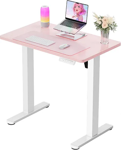 Vista 23 de ErGear - Escritorio eléctrico de pie de altura ajustable, escritorio para estar sentado o de pie de 31.5 x 18.9 pulgadas, escritorio de computadora