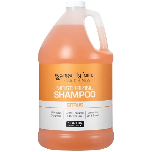 Vista 12 de Ginger Lily Farms Club & Fitness Champú hidratante para todo tipo de cabello, 100% vegano y libre de crueldad, aroma a aloe vera, repuesto de 1