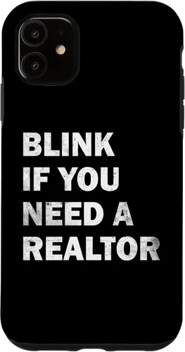 Vista 8 de Blink If You Need A Realtor Real Estate Agent Dad Men Women Case for iPhone 17