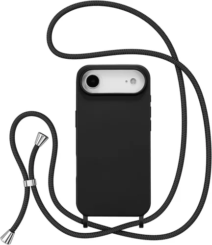 Vista 40 de ZTOFERA Funda para iPhone Air con correa, funda cruzada para teléfono con cordón ajustable para el cuello en los hombros, silicona suave a prueba