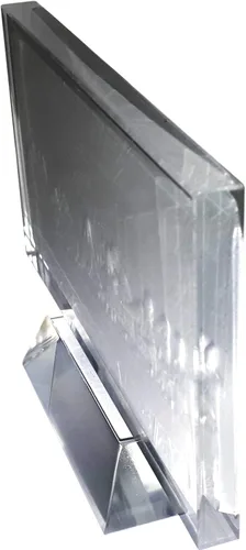 Vista 3 de La última cena, arte hecho a mano de escultura de placa de cristal de cristal, estatuilla de estatuilla, regalo de cristal creativo, esculpido