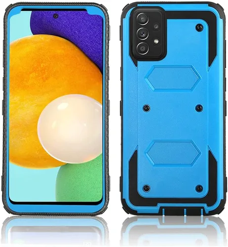 Vista 6 de Asuwish Funda de teléfono para Samsung Galaxy A52/A52S 5G, híbrida, resistente, a prueba de golpes, dura, a prueba de caídas, protección de cuerpo