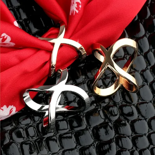 Vista 99 de 4 piezas de clip de anillo de bufanda para mujer, broche de perlas y flores, hebilla de metal para chal, accesorios de decoración para damas y niñas