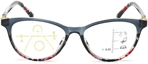 Vista 11 de Lentes de lectura con zoom inteligente, antirreflejos, anteojos, revestimiento antirreflectante AR, lectores de calidad (color negro, tamaño: 1.0)