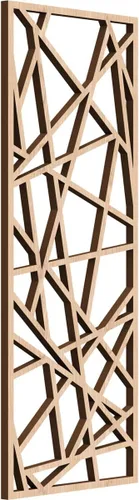 Vista 163 de Conway Paneles de pared decorativos de madera con calado, 9 3/8 pulgadas de ancho x 24 3/8 pulgadas de alto x 1/4 de alto, aliso