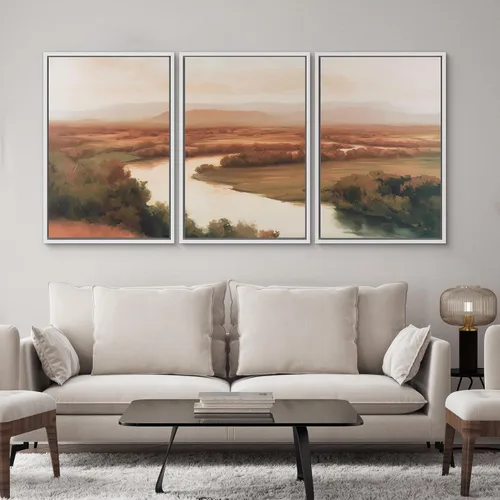 Vista 332 de SIGNWIN Lienzo enmarcado para pared, juego de arte de collage de hojas transparentes en blanco y negro, ilustraciones de naturaleza silvestre, arte