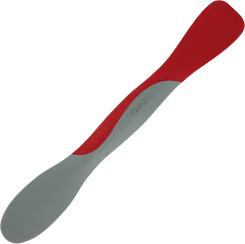 Vista 7 de Tovolo Scoop and Spread Herramienta Esparcidora de Sándwich de Silicona Grande de Doble Extremo con Mango de Nailon, Herramienta de Silicona