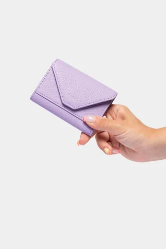 Vista 94 de grande Estuches para tarjetas 3639, Naranja, Tarjetero de cuero con cierre magnético, cartera pequeña de acordeón para mujer