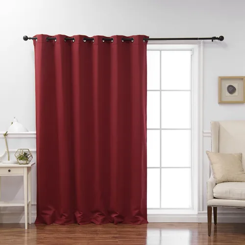 Vista 9 de Best Home Fashion Cortina térmica opaca con parte superior con ojales anchos Negro