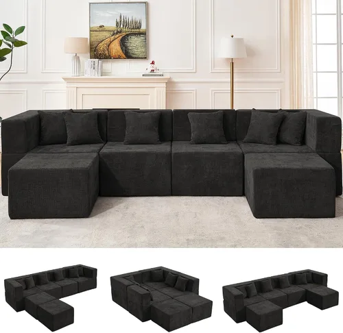 Vista 38 de MONVANE Sofá cama convertible de 55.5 pulgadas, sofá cama 2 en 1 sin hueso con bolsillo de almacenamiento, cómodo sofá de asiento profundo