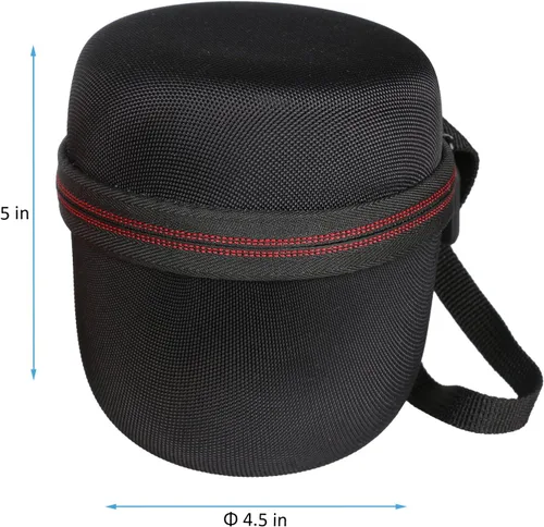 Vista 4 de LTGEM - Funda compatible con Ultimate Ears WONDERBOOM 4 / Play / 3/2 altavoz portátil impermeable, color negro