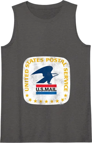 Vista 5 de USPS - Camiseta sin mangas Loewy Seal, Negro