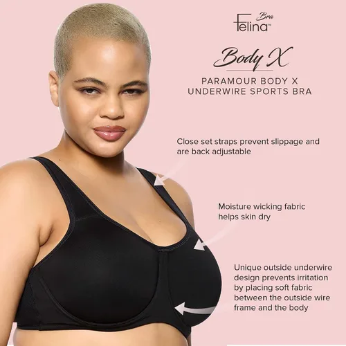 Vista 2 de Felina Sujetador deportivo Paramour Body X con aros