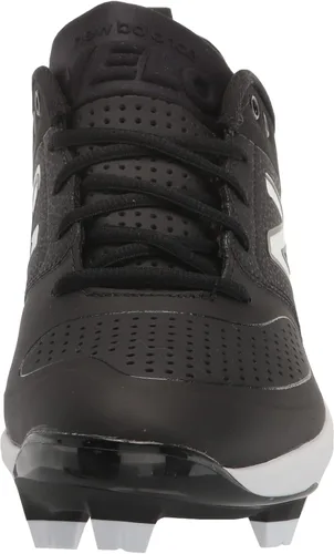 Vista 2 de New Balance Fresh Foam Velo V3 - Zapatos de sóftbol moldeados para mujer, NegroBlanco