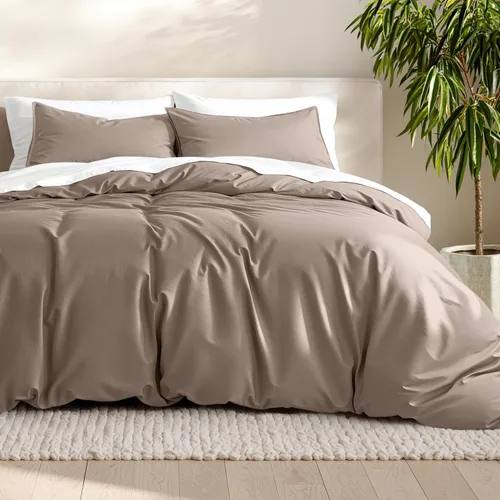 Vista 42 de Bare Home - Funda de edredón de ropa de cama extra larga - Colección premium de 1800 hilos súper suave - Funda de edredón ligera y fresca - Ropa