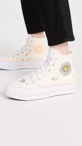 Vista 2 de Converse - Tenis Chuck Taylor All Star Lift cómodos para mujer, estilo utilitario