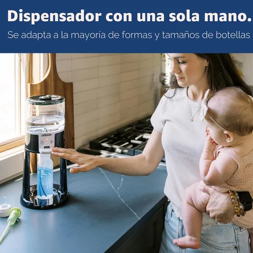 Vista 6 de Dr. Brown's Insta-Prep - Dispensador de agua caliente para preparar al instante la botella de fórmula del bebé, tanque de vidrio de gran capacidad