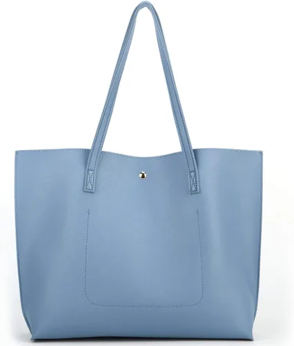 Vista 6 de Bolso con asas para hombro para mujer, de cuero sintético, con borla