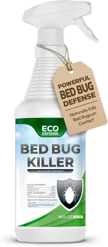 Vista 9 de Eco Defense - Spray contra chinches de tamaño de viaje - Aprobado por TSA 85 ml – Artículos esenciales de viaje para hotel, crucero, vacaciones