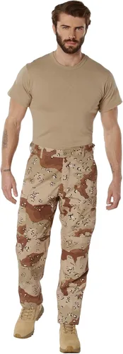 Vista 8 de Rothco: pantalones tácticos BDU – Pantalones cargo resistentes para senderismo al aire libre, EDC, uniforme de trabajo Uniforme de combate
