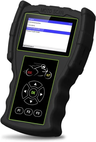 Vista 9 de Herramienta de prueba de diagnóstico del motor del sistema de motocicleta M100 Pro Moto Scanner Lectores de código Herramientas de escaneo Dual
