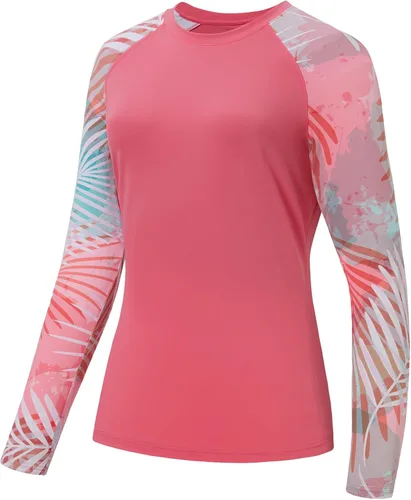 Vista 21 de BASSDASH – Camiseta de manga larga para mujer con protección solar UV UPF 50+ para pesca y senderismo Negro