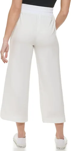 Vista 4 de Calvin Klein Pantalones elásticos de rizo francés lavado para mujer