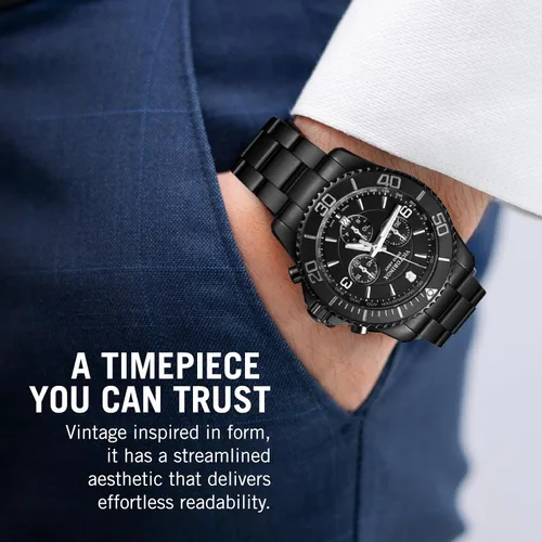 Vista 4 de Victorinox Reloj Maverick Chrono Black Edition - Reloj de pulsera atemporal