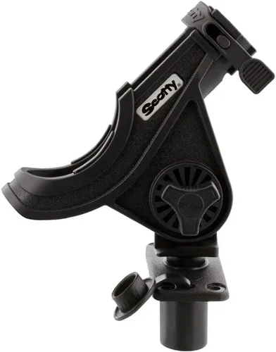Vista 3 de Scotty Baitcaster/Spinning Rod Holder Negro con 244 Flush Deck Mount, Pequeño (0281-BK) accesorios de ciclismo-electrónica
