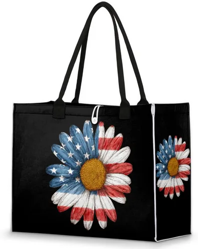 Vista 36 de Pardick Bolsa de mano reutilizable para mujer, bolsa de viaje, trabajo, compras, piscina y playa, A-04, Mediana