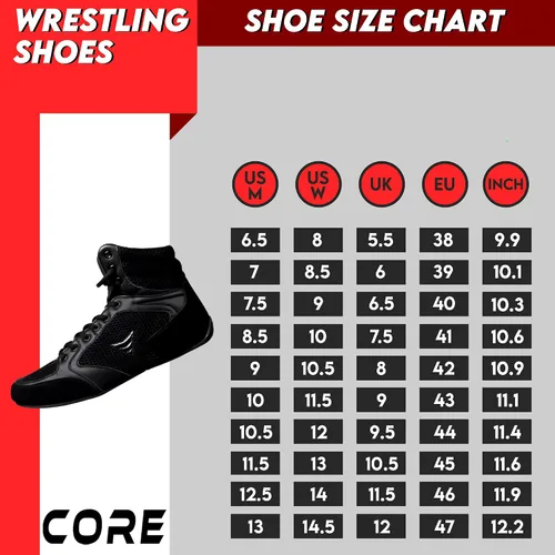 Vista 2 de Core Wrestling Shoes Mat Ace - Zapatos ligeros de boxeo de artes marciales - Zapatos de levantamiento de pesas para peso muerto - para hombres