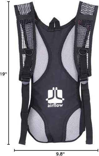 Vista 9 de Monvecle - Mochila de agua con vejiga para andar en bicicleta /Senderismo, escalar + 2L Bolsa de hidratación