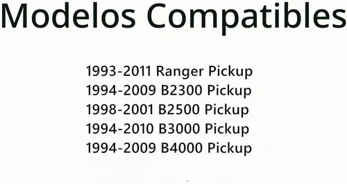 Vista 3 de Puerta lateral izquierda del conductor para puerta de ventana de vidrio compatible con Ford Ranger Pickup 1993-2011 / Mazda B3000 B4000 B2500 B2300