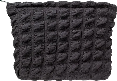 Vista 9 de Pazimiik Bolsa de maquillaje floral, grande, de algodón, con cremallera para bolsa de viaje, organizador de maquillaje de lona para mujeres