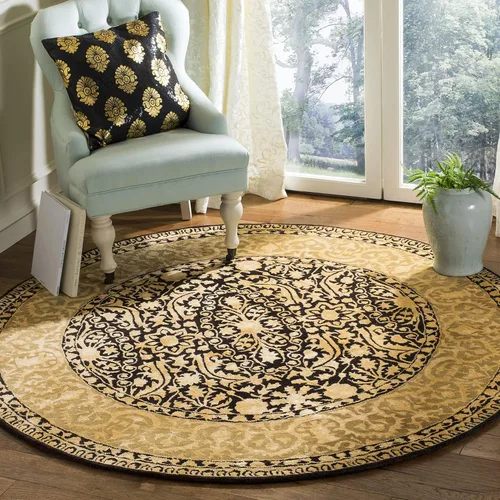 Vista 15 de SAFAVIEH Silk Road Collection SKR213G - Alfombra decorativa de lana tradicional hecha a mano, 2 x 3 pies, color granate y marfil