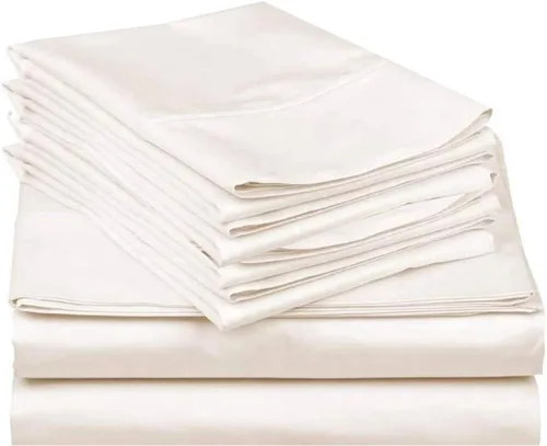 Vista 16 de Mattress-Homes Juego de sábanas tamaño Queen de 6 piezas, colección Hotel Luxury, 100% algodón egipcio, sábana bajera ajustable de 18 pulgadas