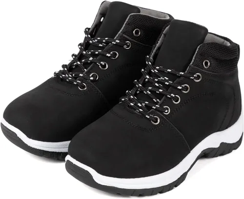 Vista 4 de Botas de senderismo al aire libre para niños antideslizantes Escalada excursionista niños zapatillas casuales tamaño 11-6
