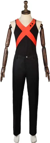 Vista 7 de Traje de hombre para My Hero Academia Boku no Hero Akademia Katsuki Bakugou Cosplay