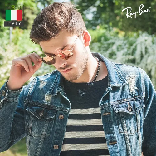 Vista 12 de Ray-Ban RB3548N Lentes planas hexagonales, gafas de sol cuadradas y redondas con kit oficial de gafas