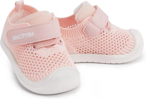 Vista 2 de BMCiTYBM Zapatos para bebé niño y niña de malla transpirable ligeros antideslizantes para primeros caminos 6 9 12 18 24 meses