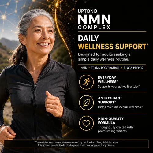 Vista 4 de NMN Complex 950 mg with Trans-Resveratrol, 60 Vegetarian Capsules, 30 Days