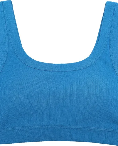 Vista 6 de CRZ YOGA Sujetadores deportivos acanalados para mujer, con espalda en U, sin varillas, de impacto medio, brasier deportivo acolchado para yoga