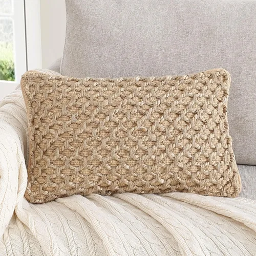 Vista 61 de Boho Living Jada - Funda decorativa para almohada, incluye acento, diseño tejido premium, decoración para sala de estar, (2) funda de almohada de 20