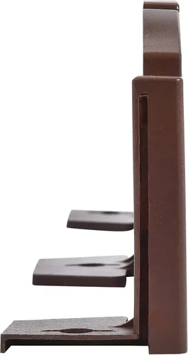 Vista 12 de EasyFlex Borde de Paisaje sin Excavación con Espigas de Anclaje, 11.4 cm de Alto, Valla Decorativa de Aspecto de Madera Adirondack, Kit de 4.57 m